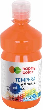 Happy Color Farba Tempera Premium 1L Pomarańczowa