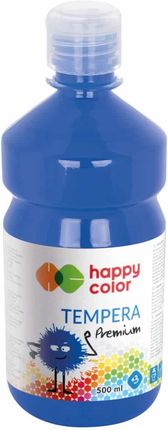 Happy Color Farba Tempera Premium 500Ml Niebieska