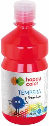Happy Color Farba Tempera Premium 500Ml Czerwona