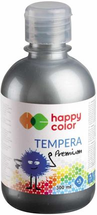 Happy Color Farba Tempera Premium 300Ml Srebrna