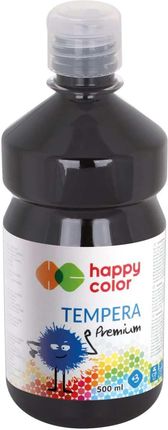Happy Color Farba Tempera Premium 1L Czarna