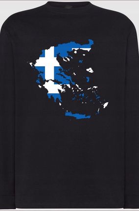 Grecja Flaga Bluza Longsleeve Modna Rozm.M