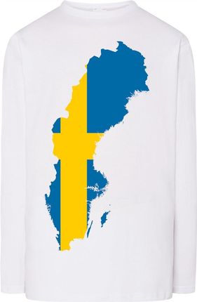 Szwecja Męska Modna Bluza Longsleeve Rozm.4XL