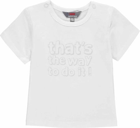 T-shirt niemowlęcy, biały, That's the way to do it!, Kanz