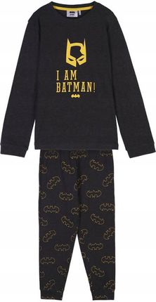 Piżama dla chłopca z motywem Batmana długie rękawy i spodnie 7Y 122 cm