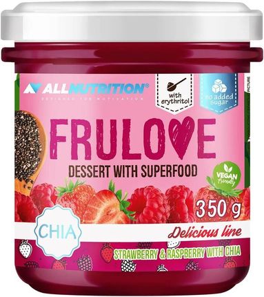 Sfd S.A Sfd S A Allnutrition Frulove Dessert With Superfood Deser Truskawki Maliny Z Nasionami Chia 350g