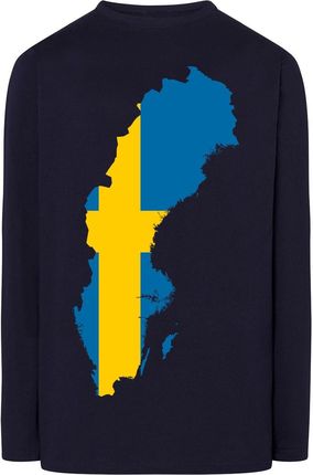 Szwecja Męska Modna Bluza Longsleeve Rozm.XS