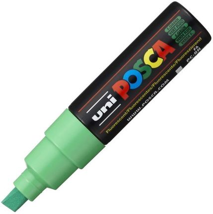 Uni Posca Pc-8K Marker Zielony Z Farbą Fluorescencyjną 8Mm