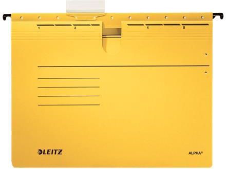Leitz Alpha Skoroszyt Zawieszany A4 Żółty