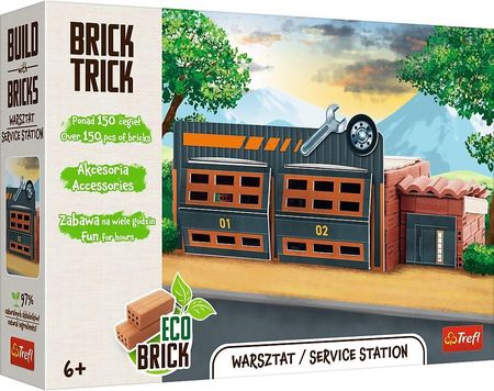 Trefl Brick Trick buduj z cegły Warsztat 61913