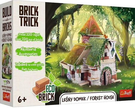 Trefl Brick Trick buduj z cegły Leśny Domek 61851