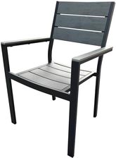 Zdjęcie Merkury Market Aluminiowe Krzesło Ogrodowe Szare - Stalowa Wola