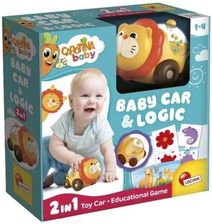 Lisciani Carotina Baby Samochodzik lew i gra logiczna (304-102266)