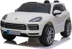 Zdjęcie Porsche Cayenne S Na Akumulator Piankowe Koła Eva Biały Lakier - Brzesko