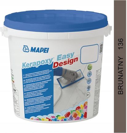 Mapei Fuga Epoksydowa Kerapoxy Easy Design 136 Brunatny 3kg