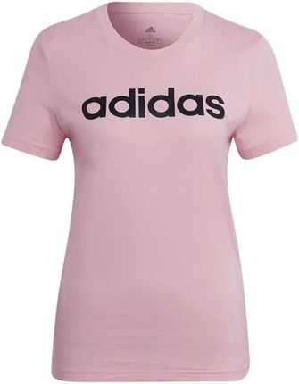 adidas Koszulka Loungwear Essentials Slim Logo Tee W Hd1681 Xs Różowy