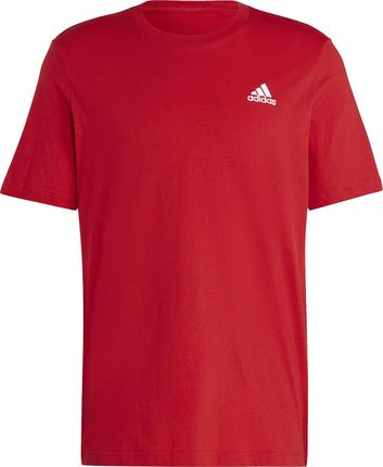 adidas Koszulka Męska Essentials Single Jersey Embroidered Small Logo Tee Czerwona Ic9290