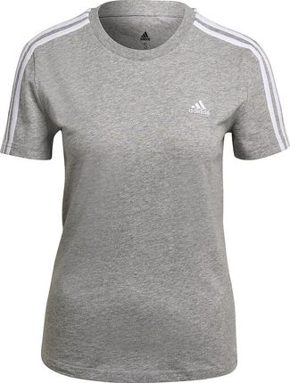 adidas Koszulka Damska Essentials Slim T Shirt Szara Gl0785