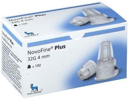 Novo Nordisk A S Novofine Plus Igły Do Penów Insulinowych 32G 0,23 0.25X4Mm 100Szt.