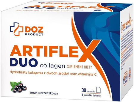 Doz Product Artiflex Duo Collagen Smak Czarna Porzeczka 30Sasz