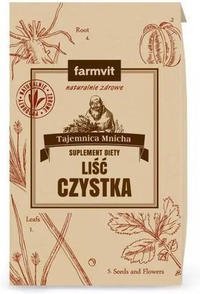 Farm-Vit Paweł Kubicki Farmvit Liść Czystka Susz 50G