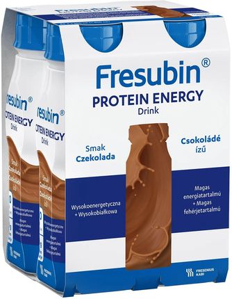 Fresenius Kabi Fresubin Protein Energy Drink Preparat Odżywczy Smak Czekoladowy 4x200ml