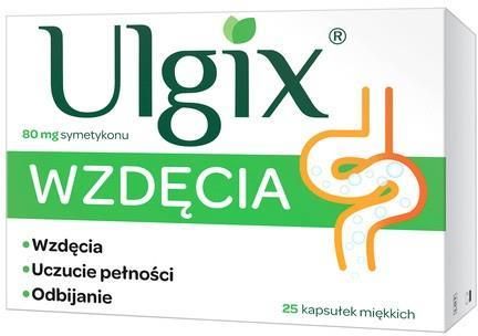 Hasco-Lek Ulgix Wzdęcia 80 Mg 25Kaps Miękkie