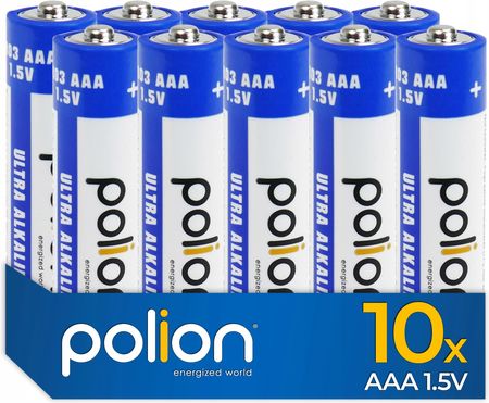 Polion 40X AAA Paluszek 1,5V Lr03 Ultra Alkaline Do Pilota 40 Szt