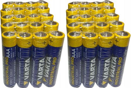Varta Zestaw Baterii Industrial Lr03 AAA Alkaline 40 Szt Alkaliczne