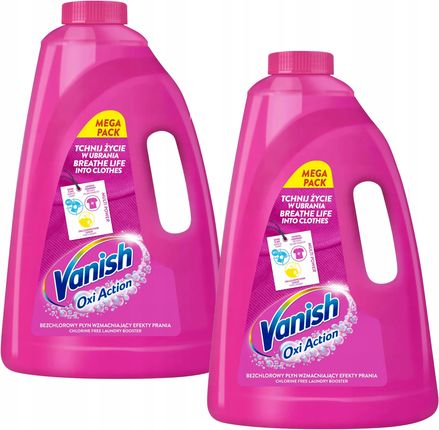 Vanish Oxi Action Odplamiacz Kolor Płyn Pink 2x3l Xxl