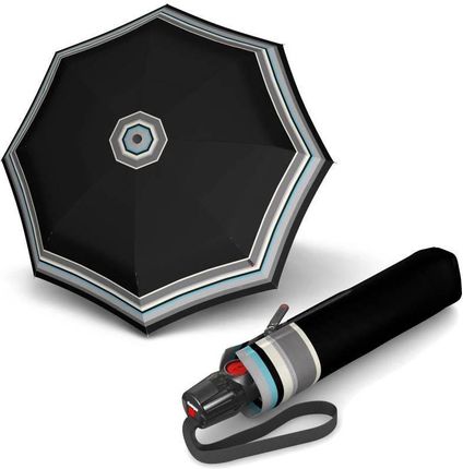 W pełni automatyczny parasol damski Knirps T.200 Medium Duomatic Grace Black 9532004101