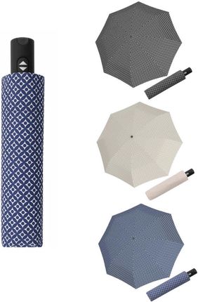 Doppler Magic Carbonsteel MINIMALS Damski składany parasol w pełni automatyczny černá 744865MI01