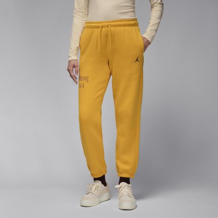 Spodnie damskie Jordan Brooklyn Fleece - Żółty