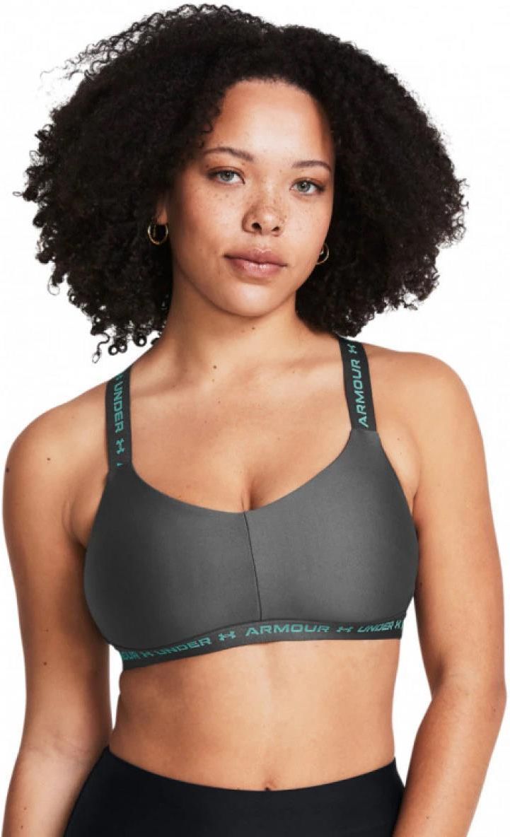 UNDER ARMOUR Seamless Low Long Bra - Green