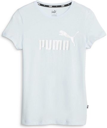 Koszulka damska Puma ESS+ METALLIC LOGO niebieska 84830369