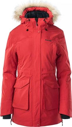 Damski płaszcz ocieplany Hi-tec LADY LASSE M000143819 haute red/black rozmiar XL