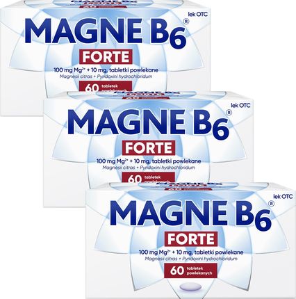 Magne B6 Forte 3 x 60 tabletek