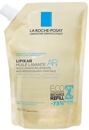La Roche-Posay Lipikar olejek myjący AP+ uzupełniający poziom lipidów, uzupełnienie 400 ml