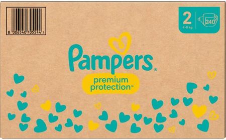 Pampers Premium Protection rozmiar 2 4-8KG 240 szt.
