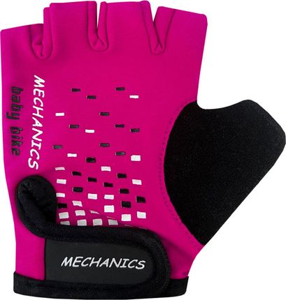 Rękawiczki Rowerowe Dla Dzieci Mechanics Kitty Różowe