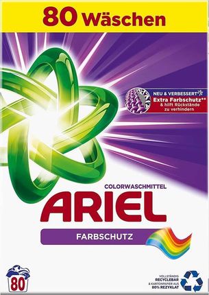 Ariel Color+ Proszek do prania kolorów 4,8 kg 80 Prań