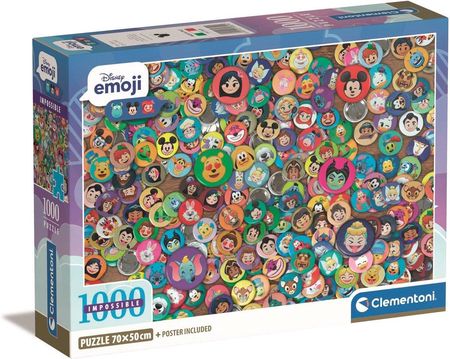Clementoni Puzzle Compact Box Disney Emoji 1000El.