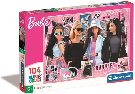 Clementoni Puzzle Super Kolor Barbie 104El.