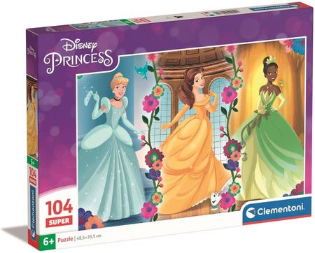 Clementoni Puzzle Super Kolor Princess 104El.