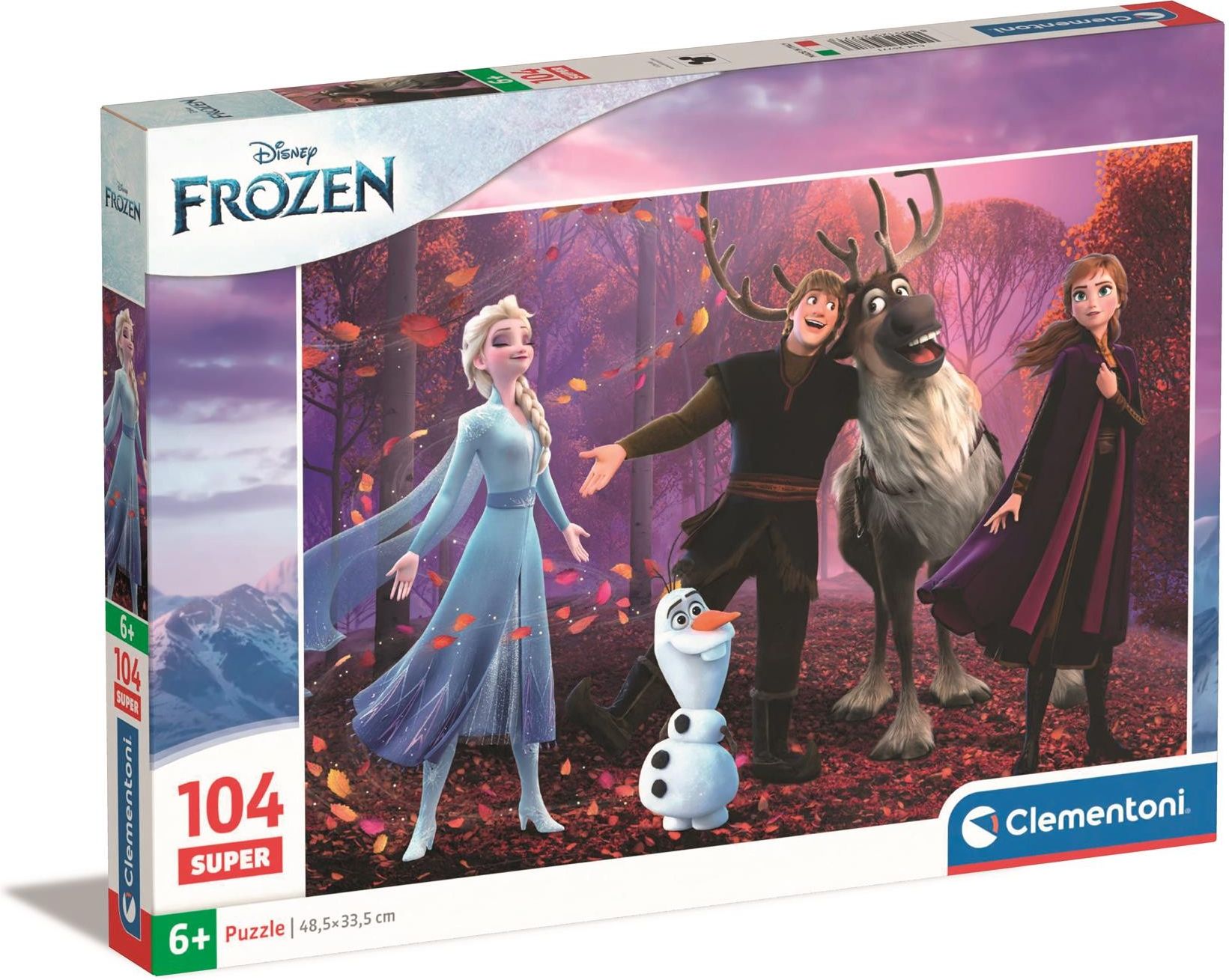 Clementoni Puzzle Super Kolor Z Brokatem Frozen 104El. - Ceny i opinie ...