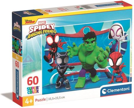Clementoni Puzzle Super Kolor Spidey And His Amazing Friends 60El.