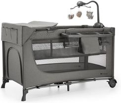 Zdjęcie Kinderkraft Joy 2 Łóżeczko Turystyczne Z Akcesoriami Dark Grey - Gozdnica