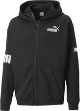 Zdjęcie Bluza z kapturem chłopięca Puma POWER FZ TR czarna 67322901 - Białystok