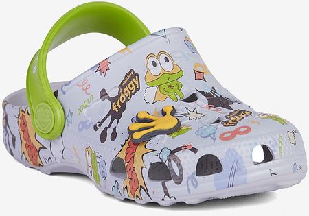 Coqui LITTLE FROG 8701 Sandały dziecięce Khaki szary/zielony Hero + Amulet 23-24