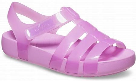 Dziecięce Buty Sandałki Na Rzepy Crocs Isabella 209837 Jelly Kids 34-35